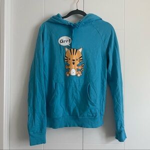 3/$25 Bluenotes Cute Graphic Hoodie